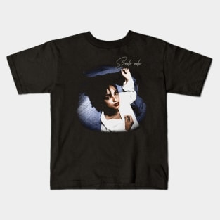 Sade Adu Halftone Style Kids T-Shirt